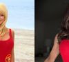 27 anos depois: aos 57, atriz de 'S.O.S. Malibu' usa maiô cavado vermelho e surpreende com foto. 'Veste como uma luva'