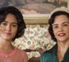 Isabel (Giullia Buscacio) e Zulmira (Luciana Braga), as atrizes trabalharam juntas no remake de Eramo Seis