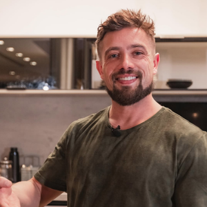 Rafael Cardoso também mostrava com frequência suas habilidades culinárias