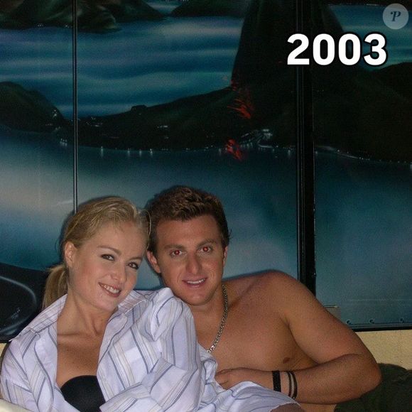 Luciano Huck e Angélica foram além e resgataram um clique feito há 22 anos, em 2003