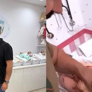 Padre Fábio de Melo está curtindo uns dias de folga nos Estados Unidos, e visitou recentemente a Maternidade de Bonecas da MacroBaby, em Orlando, na Flórida