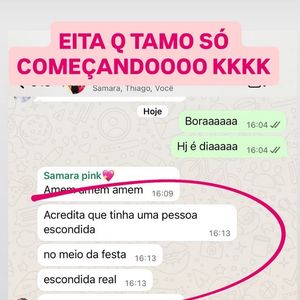 Virginia Fonseca revela penetra em festa da WePink e compartilha print com sócia Samara Pink