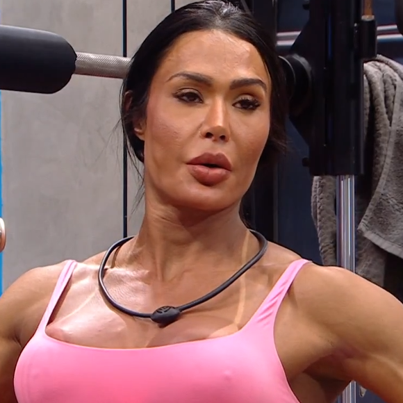 Gracyanne Barbosa, do 'BBB 25', é conhecida por seu corpo extremamente definido, e pela prática de exercícios físicos.