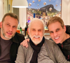 Francisco Cuoco é pai de três filhos: nesta foto, apareceram com ele Diogo e Rodrigo