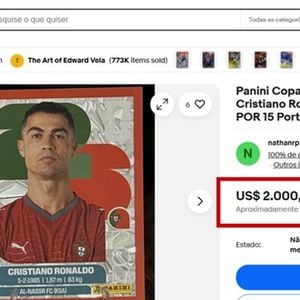 Versão exclusiva e raríssima de Cristiano Ronaldo chega a ser comercializada por quase R$ 10 mil