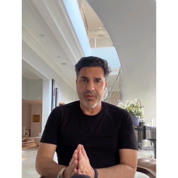 Edu Guedes também comentou sobre a preocupação do público por parecer abatido e garantiu estar bem