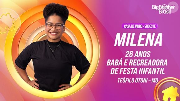 BBB 26: Milena concorre a uma vaga da região Sudeste
