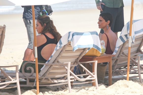 As areias da Barra da Tijuca, no Rio de Janeiro, foram cenário de um momento que promete mexer com os fãs do remake de 'Vale Tudo'