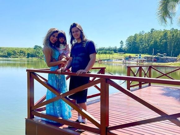 Maíra Cardi é mãe de Lucas, fruto da relação com Nelson Rangel
