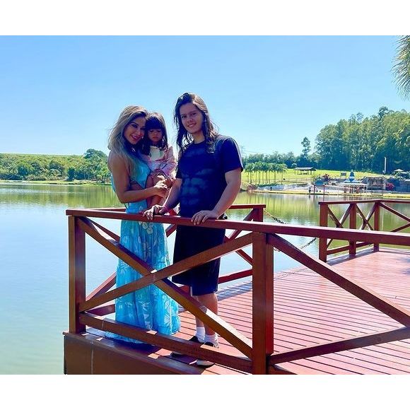 Maíra Cardi é mãe de Lucas, fruto da relação com Nelson Rangel