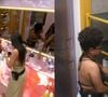 Treta de chinelo no 'BBB 26': Milena limpa sandália de Jonas e Jordana entra na confusão para provocar Samira
