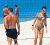 Casal chegou a curtir diversos jogos de futvôlei juntos na praia e levaram fãs ao delírio
