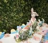 Com uma decoração cheia de coelhos de Páscoa, Bruna Biancardi encantou Mavie