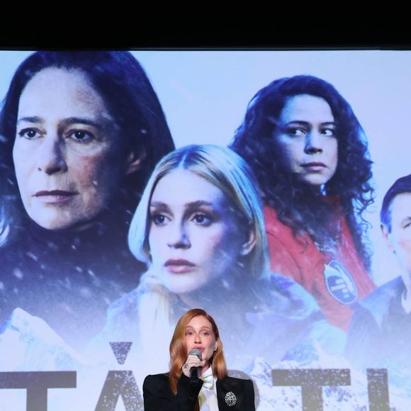 Marina Ruy Barbosa participou do Festival de Inverno de Cinema Campos do Jordão, em São Paulo, na última quarta-feira (27)