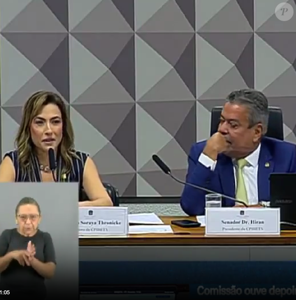 CPI das Bets nesta terça-feira (13/05): Soraya Thronicke, senadora relatora da CPI das Bets, fez alguns questionamentos para a influenciadora Virginia Fonseca.