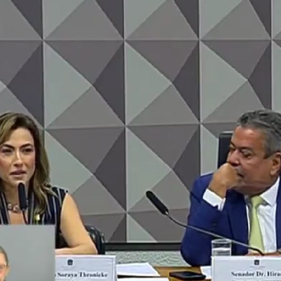 CPI das Bets nesta terça-feira (13/05): Soraya Thronicke, senadora relatora da CPI das Bets, fez alguns questionamentos para a influenciadora Virginia Fonseca.