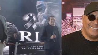 Rick Sollo ganha emocionante homenagem de Gian & Giovani em show, 4 dias após trágica morte em acidente de helicópero: 'Guardar para sempre nos nossos corações'