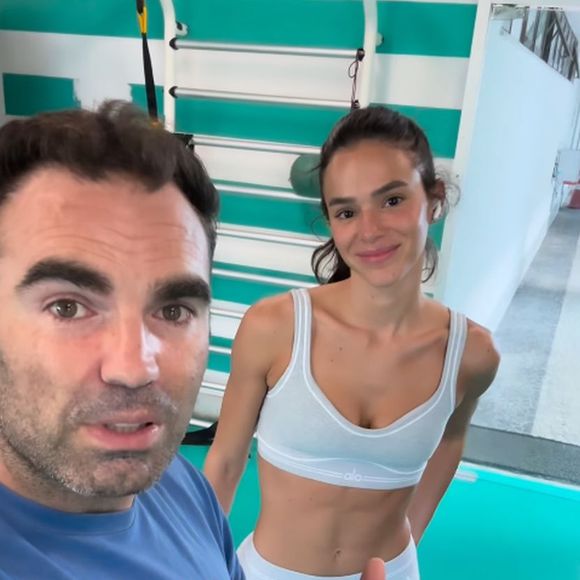 O treinador de Bruna Marquezine é da equipe de Chico Salgado