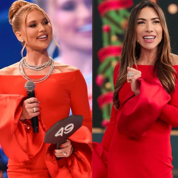 Quem vestiu melhor? Virginia Fonseca repete vestido de R$ 7 mil usado por Patrícia Abravanel no Natal em leilão com famosos. Compare os looks!