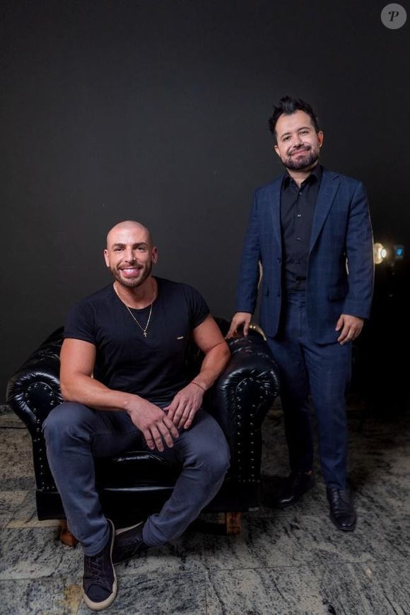 Jeff Garcia apostou em uma harmonização íntima com o biomédico Dr. Vitor Mello