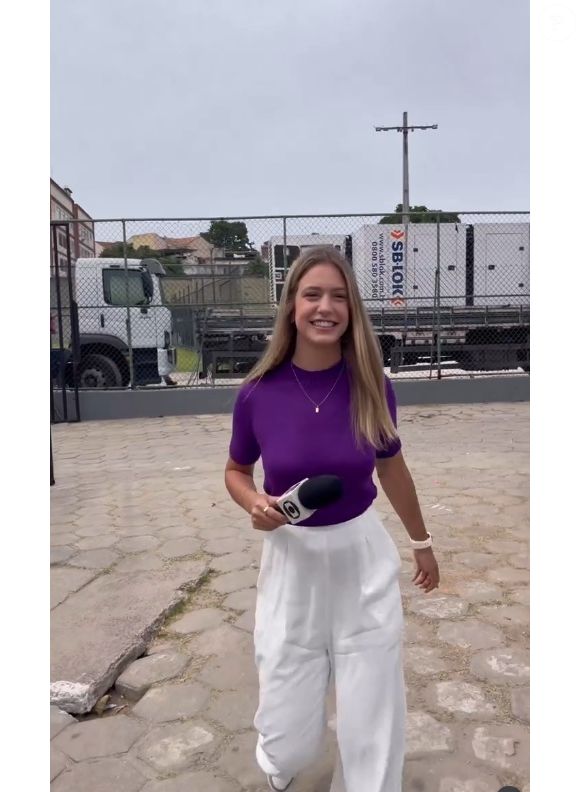 Duda Dalponte, repórter da Globo afirmou já ter encarado outras situações de agressão no trabalho, sendo atingida por tinta e bebida