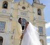Foto do casamento de Jão (Fabricio Boliveira) e Madalena (Jéssica Ellen) na novela Volta por Cima