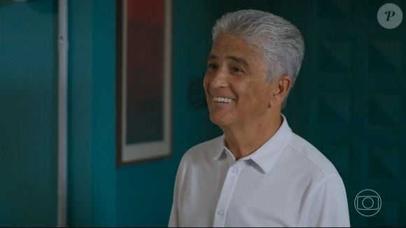 César (Cauã Reymond) e Olavo (Ricardo Teodoro) recebem Bebeto em cena divertida de Vale Tudo