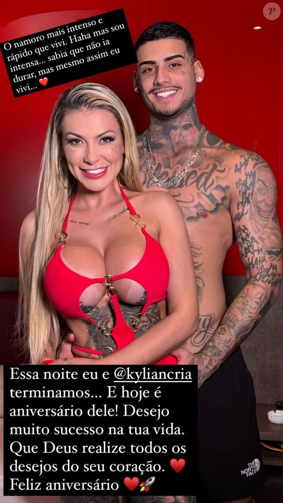 Separação de Andressa Urach e Cassiano França foi revelada em 12 de dezembro de 2024