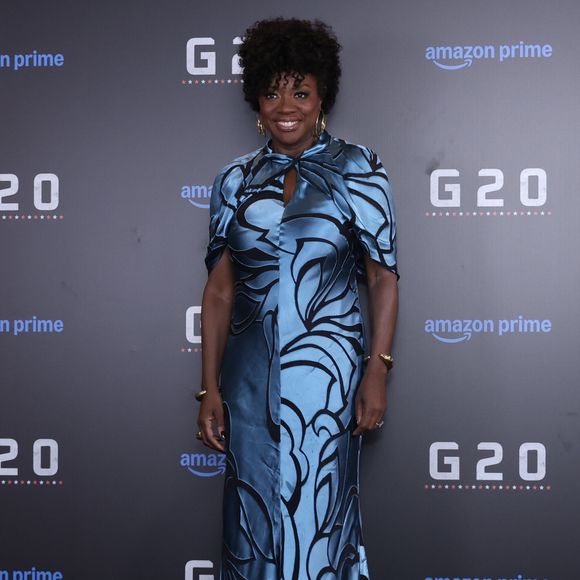 Viola Davis lança filme 'G-20' na Urca, Rio de Janeiro