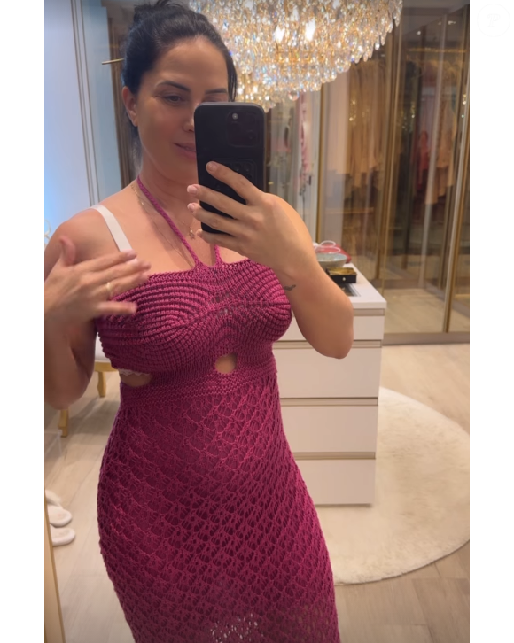 Nesta segunda-feira (13), Graciele revelou uma dificuldade com seu corpo no pós-parto