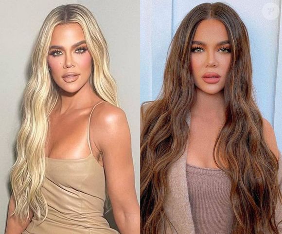 Khloé Kardashian há anos exibia os cabelos bem loiros. Recente, a socialite passou a investir no castanho, mais próximo do tom natural