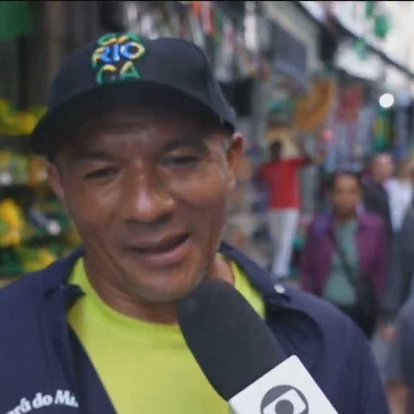 Após prever o empate do Brasil na estreia da Copa do Mundo, o vendedor Pará do Milho voltou ao RJ1 e fez uma nova aposta: vitória por 3 a 1 contra o Haiti, com gol de Endrick
