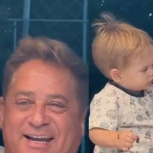 Leonardo é acusado de dar álcool ao neto de 1 ano e divide opiniões: 'Se fosse a Virgínia, já teriam chamado o conselho tutelar’