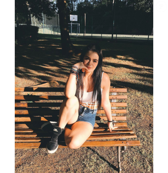 Depois da febre do boné, Viih Tube continuou usando short e camisetas/croppeds com frequência