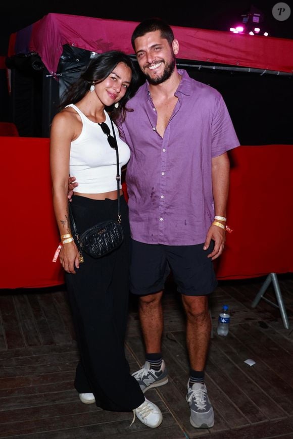 Bruno Gissoni e Yanna Lavigne no Ensaios da Anitta na Marina da Glória, Rio de Janeiro, neste último sábado, 8 de fevereiro de 2025
