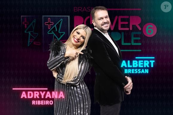 Adryana Ribeiro e Albert participaram do Power Couple Brasil