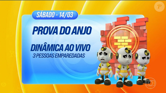 Dinâmica inédita empareda 3 pessoas no sábado (14) no 'BBB 26'