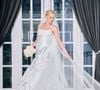 Para o 'sim' com Edu Guedes, Ana Hickmann usou um vestido belíssimo pelo estilista Vitor Zerbinato