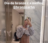 Virgínia Fonseca revelou em suas redes sociais que faz um bronzeamento artificial com frequência