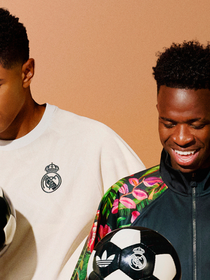 Dois dos 3 maiores salários do Real Madrid juntos em campanha: Vini Jr. e Bellingham, com faturamento anual de R$ 237,4 milhões, se unem em collab do time espanhol com Adidas x Farm Rio