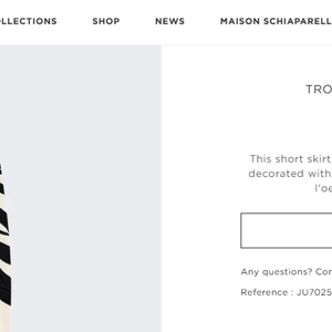 Bruna Marquezine usou saia da Schiaparelli no valor de 2.200 euros (R$ 13,5 mil)