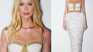 Marina Ruy Barbosa faz primeira aparição loiríssima para Cannes 2025 com vestido luxuoso Balmain. Fotos do look!