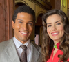 Guto Galvão com Camila Queroz na novela 'Amor Perfeito'