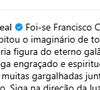 Miguel Falabella também prestou homenagens ao ator, morto nesta quinta-feira (19)