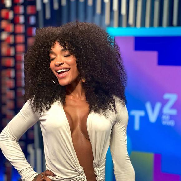 A apresentadora Patrícia Ramos foi uma das famosas que criticou a escolha de Virgínia como rainha de bateria