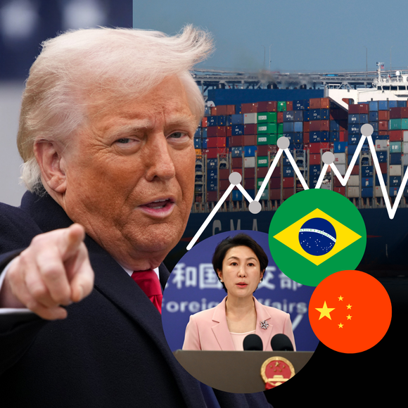 Trump declara guerra comercial total e tarifa contra China salta para 125% — entenda os impactos para o Brasil