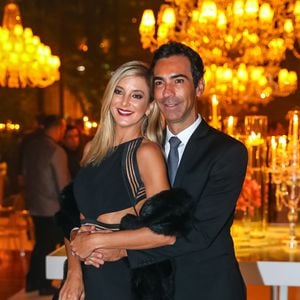 Cesar Tralli e Ticiane Pinheiro juntos em evento
