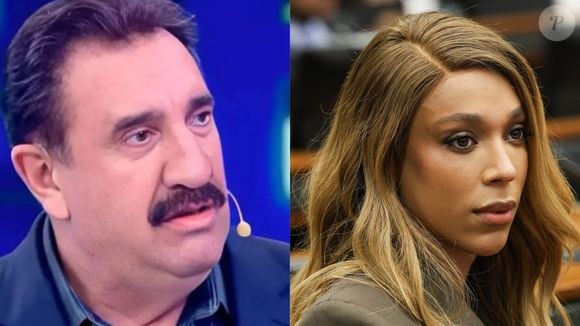 Ratinho se envolveu em polêmica com Erika Hilton após criticar a nomeação da deputada para presidir a comissão da mulher na Câmara