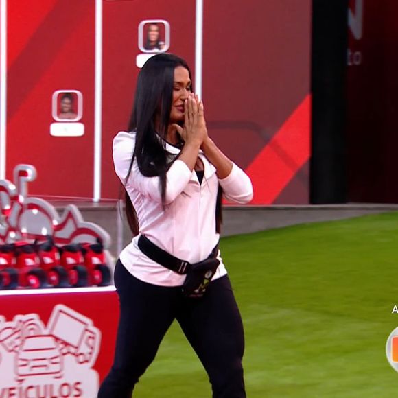 Gracyanne Barbosa escapou do Paredão na prova Bate e Volta
