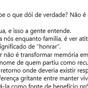 Priscila Kiekow afirmou que atitude de Lucas Borbas é 'difícil de engolir' para a família da influenciadora